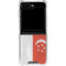 Singapore Flag Distressed Galaxy Z Flip5 5G Clear Case